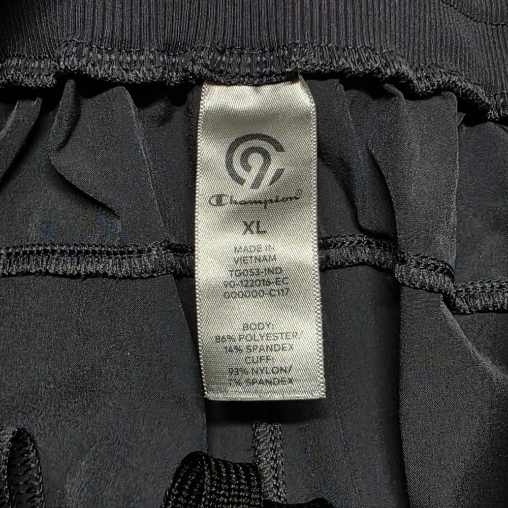 Champion Woman XL Charcoal Athletic Jogger Pants Ribbed Cuffs Sport Training - Picture 6 of 7